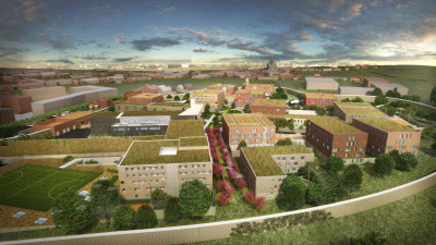 3D simulation overview © B2Ai & EGM architects