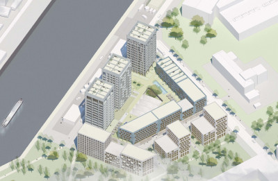 3D model overview © MSA, B2AI, PlusOffice
