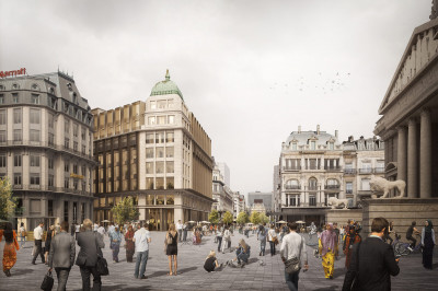 simulation from Bourse © Maker architects